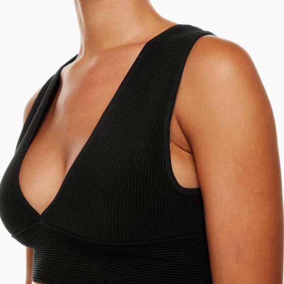 Babaton Sculpt Knit Deep V Tank Aritzia - Picture 2 of 5